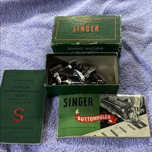 Singer Buttonholer Attachment Set
